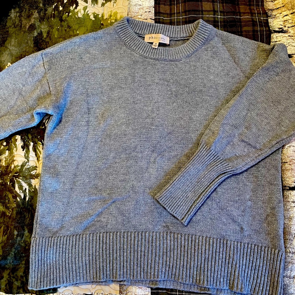 Philosophy Grey Sweater